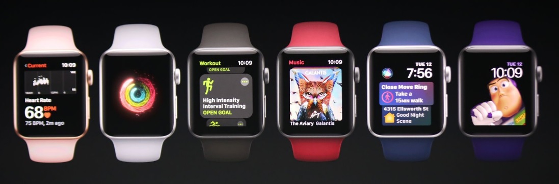 apple watch 3 цвета