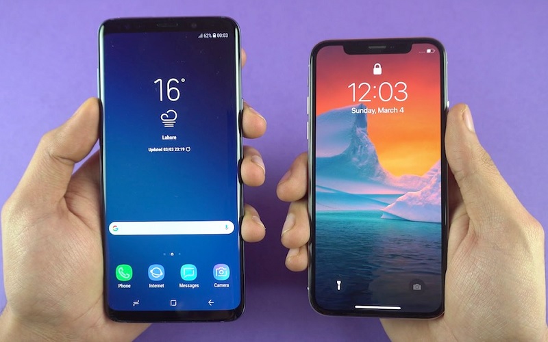 iPhone X или Samsung Galaxy S9