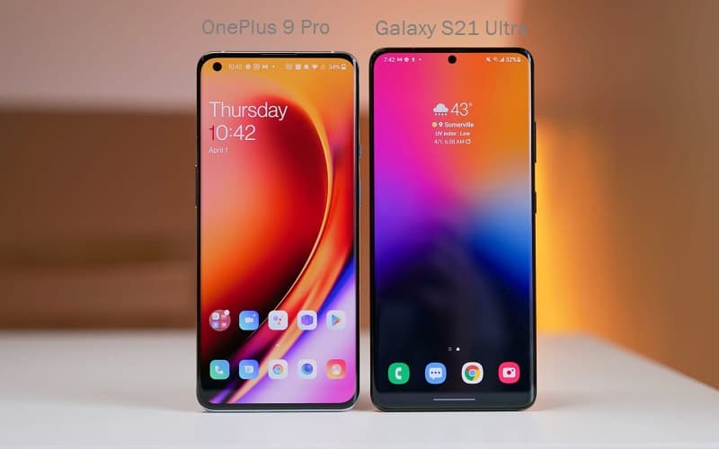 OnePlus 9 Pro vs Samsung Galaxy S21 Ultra