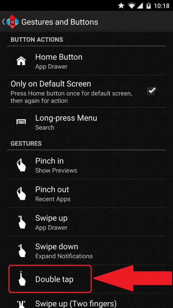 настройка блокировки android