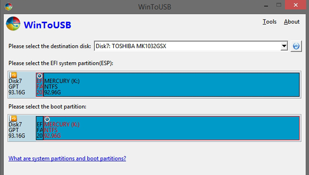 установка Windows 10 на USB